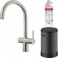 Franke Maris Water Hub 3-in-1 Electronic Boiling Tap Decor Steel Kitchen