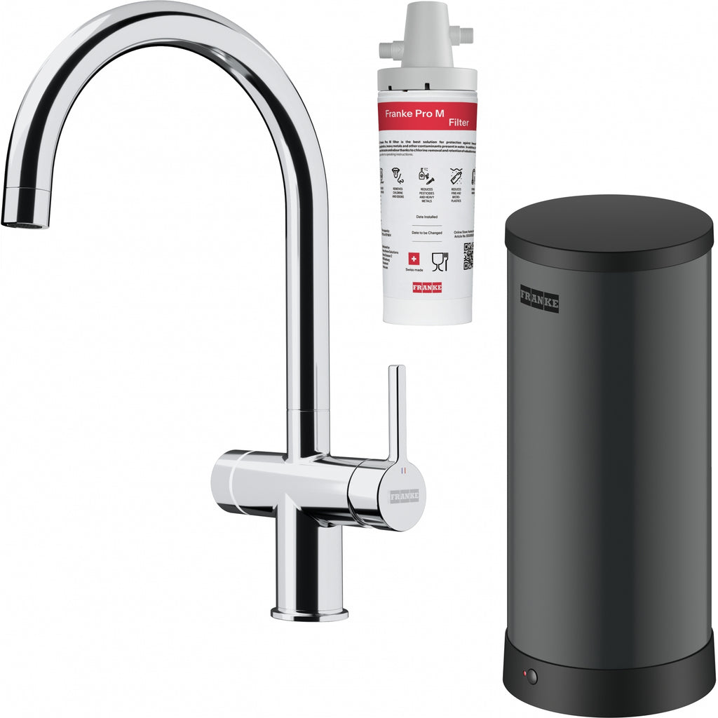 Franke Maris Water Hub 3-in-1 Electronic Boiling Tap Chrome 7L Kitchen