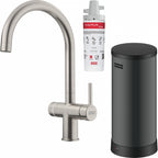 Franke Maris Water Hub 3-in-1 Electronic Boiling Tap Decor Steel 7L Kitchen
