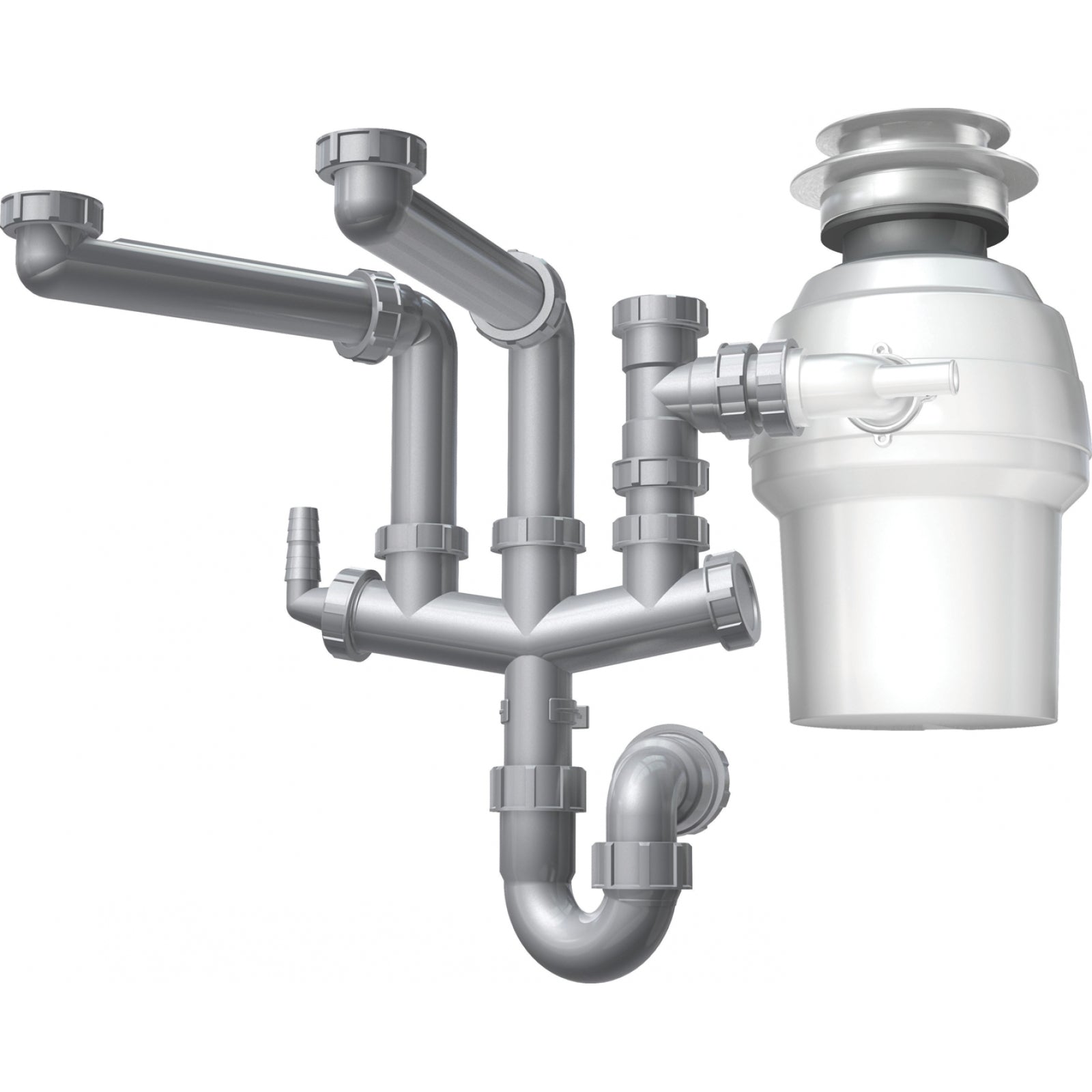 Franke Siphon III Plumbing Kit 3 Bowl Kitchen Sink Waste Trap 112.0083.810