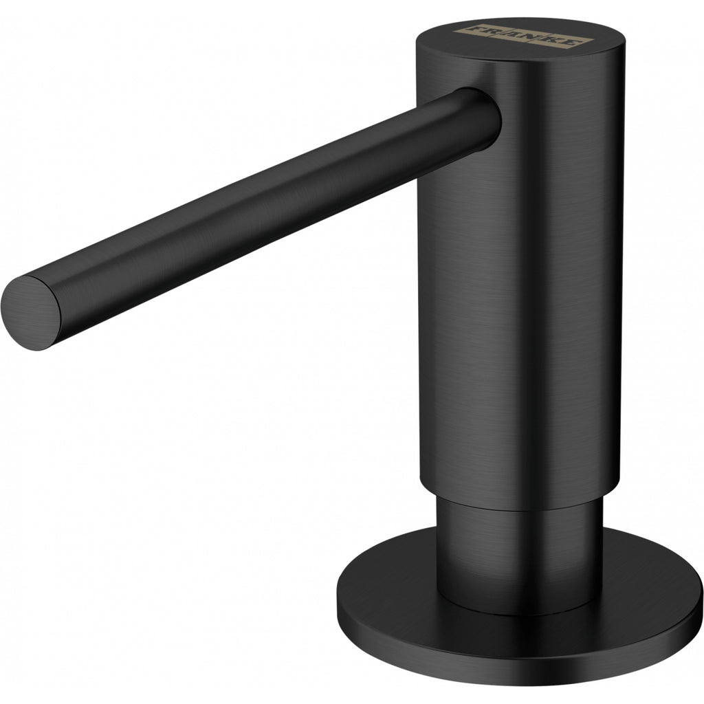 Franke Atlas Neo Soap Dispenser Industrial Black Stainless Steel 316 Kitchen
