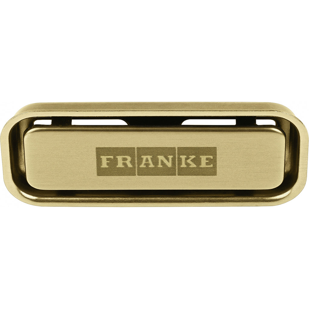 Franke Maris Kubus Overflow Plate Gold Stainless Steel PVD Kitchen Sink