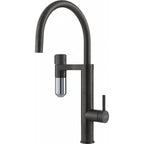 Franke Vital Capsule 3-in-1 Filter Tap Industrial Black Brass Kitchen