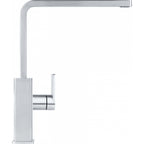 Franke Mythos Stainless Steel Single Lever Kitchen Tap L-Spout Swivel 317mm