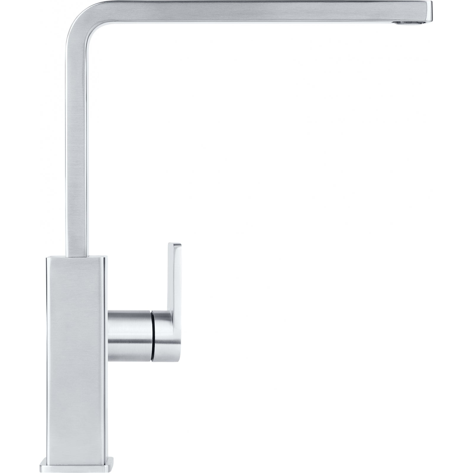 Franke Mythos Stainless Steel Single Lever Kitchen Tap L-Spout Swivel 317mm