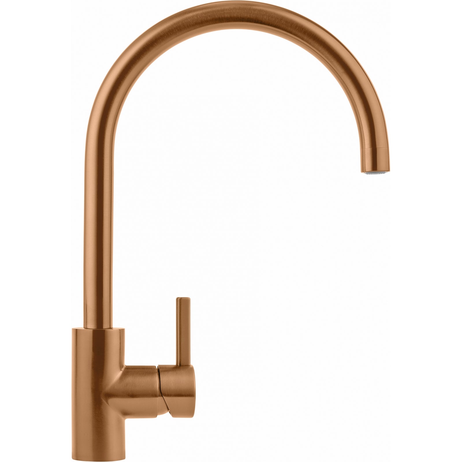 Franke Eos Neo Copper Single Lever Kitchen Tap Stainless Steel J-Spout