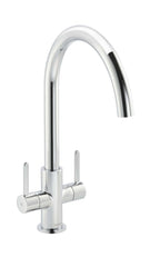 Carron Phoenix Rosolina Chrome Single Lever Kitchen Tap J-Spout Swivel