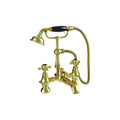 Burford Traditional Bath Shower Mixer - Brushed Brass