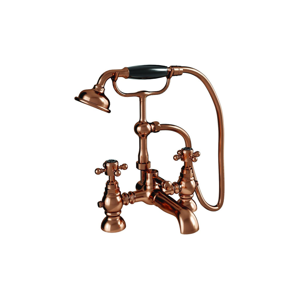 Burford Traditional Bath Shower Mixer - Copper