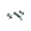 Burford Wall-Mounted Basin Mixer - Chrome