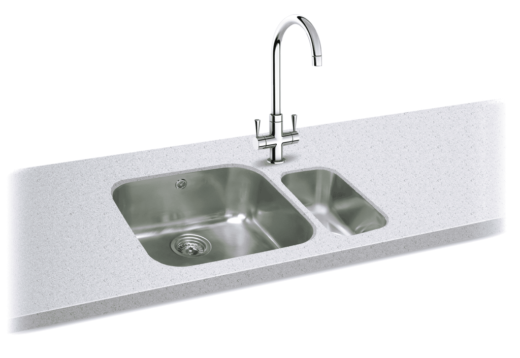 Carron Phoenix Zeta 105U Undermount 1 Bowl Stainless Steel Kitchen Sink