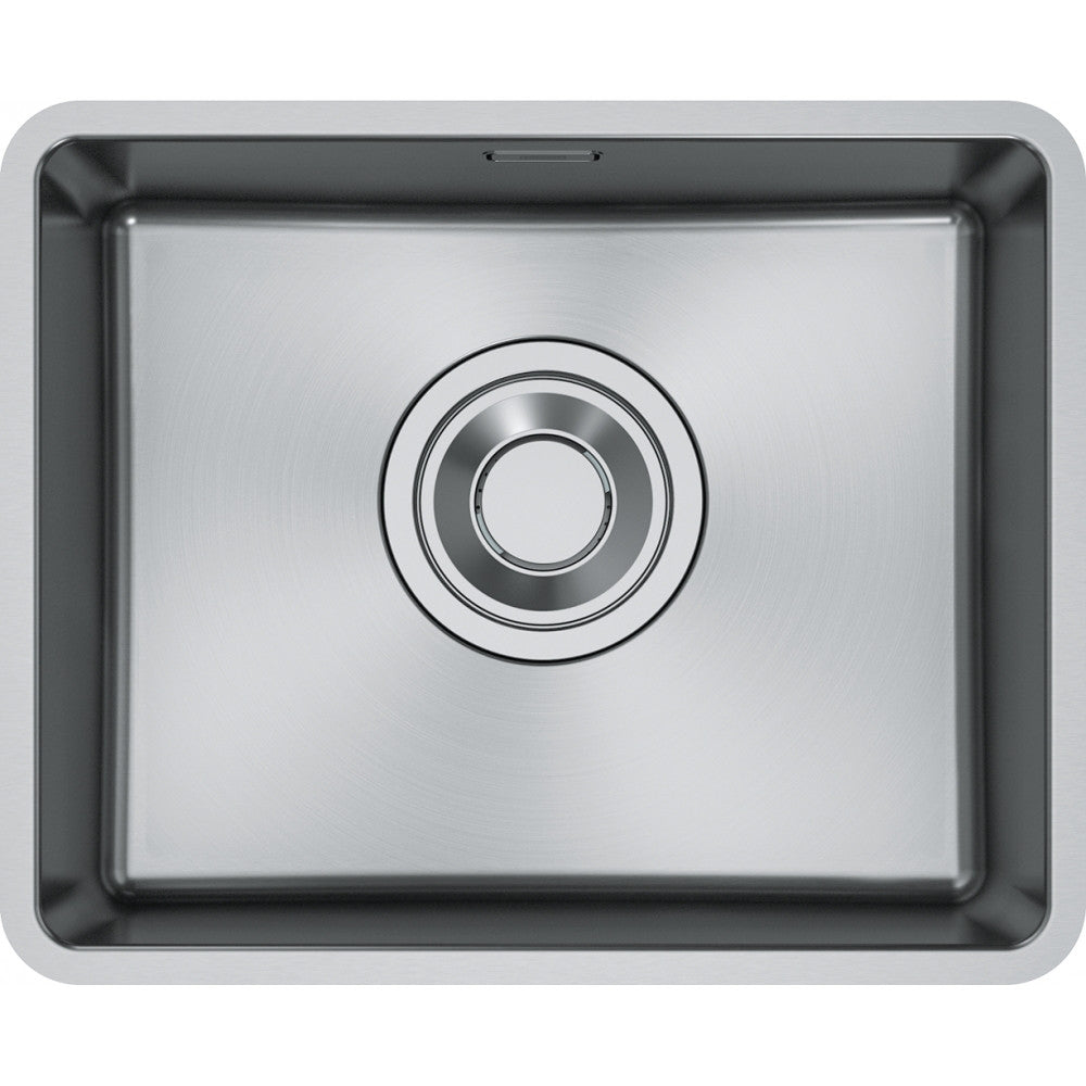 Franke Maris Quiet MQX 110-50 Undermount 1 Bowl Stainless Steel Sink — view 2