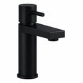 Basin Mixer Tap Matt Black inc Waste Single Lever WRAS Bathroom Sink Brass