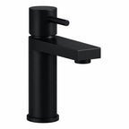 Basin Mixer Tap Matt Black inc Waste Single Lever WRAS Bathroom Sink Brass