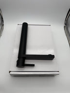 Tall Basin Mixer Tap Matt Black High Rise 300mm Single Lever WRAS Brass