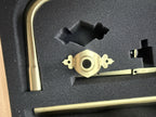 High Level Toilet Flush Pipe Kit Brushed Brass Traditional Brass Bathroom