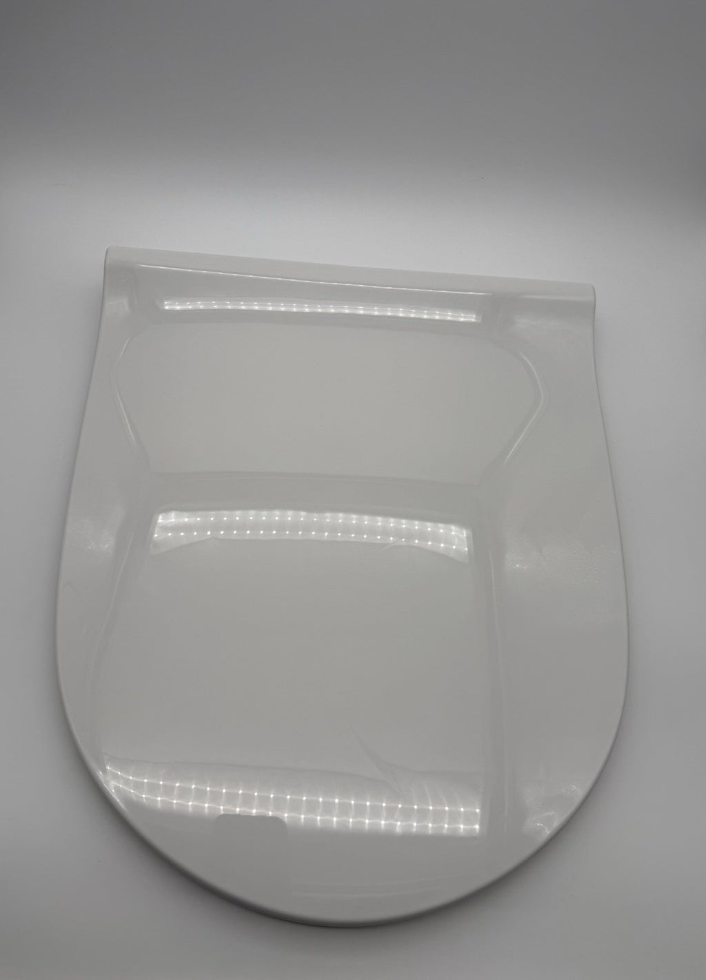 Curved Toilet Seat White Soft Close Plastic Universal Fit Bathroom D Shape
