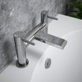 Bath Filler Tap Chrome Dual Lever Deck Mounted Brass Body WRAS Bathroom