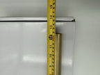 Tall Basin Mixer Tap Brushed Brass High Rise 300mm Single Lever WRAS Brass