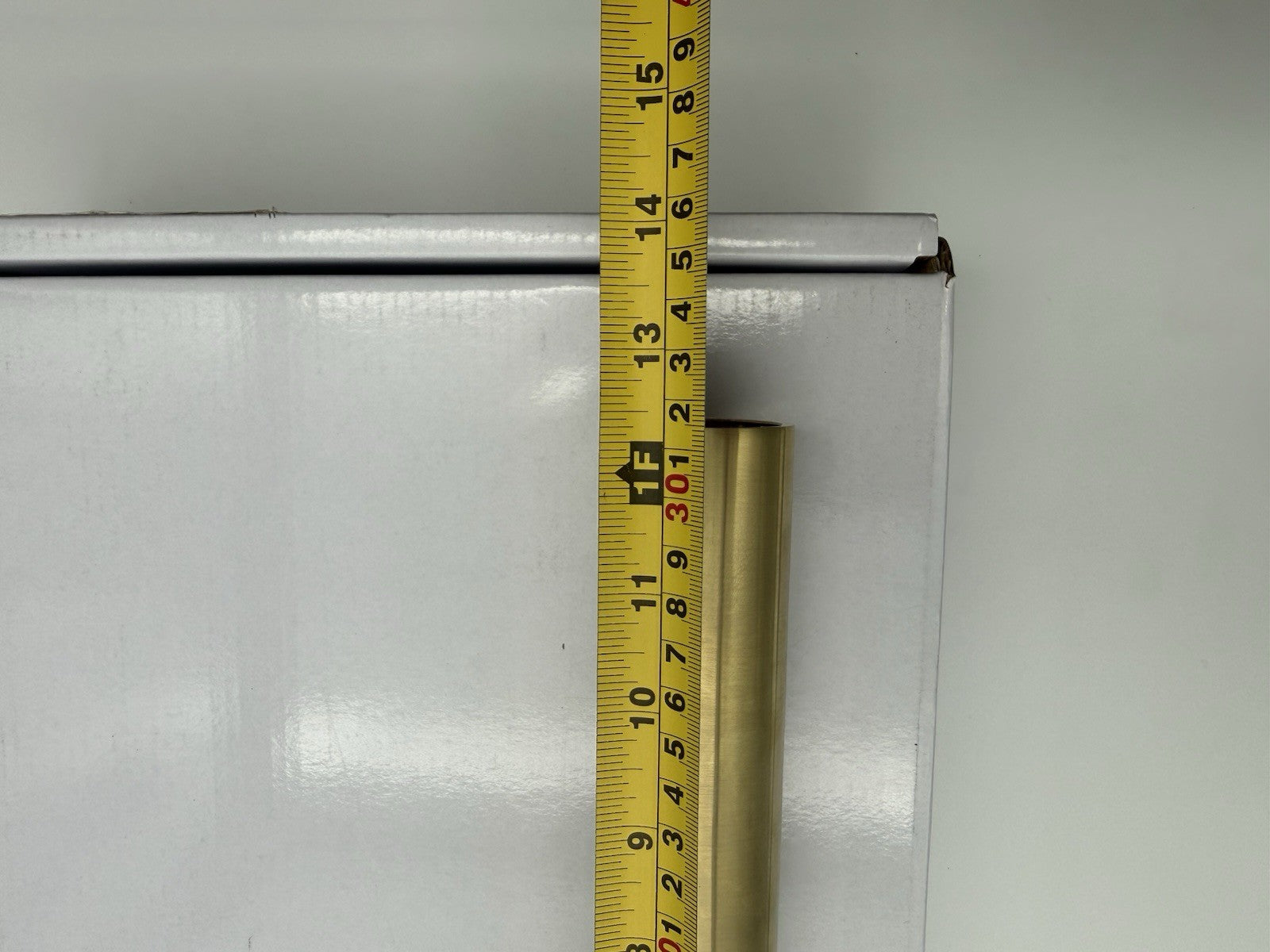 Tall Basin Mixer Tap Brushed Brass High Rise 300mm Single Lever WRAS Brass