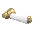 Traditional Ceramic Toilet Flush Lever Brushed Brass Universal Fit Cistern