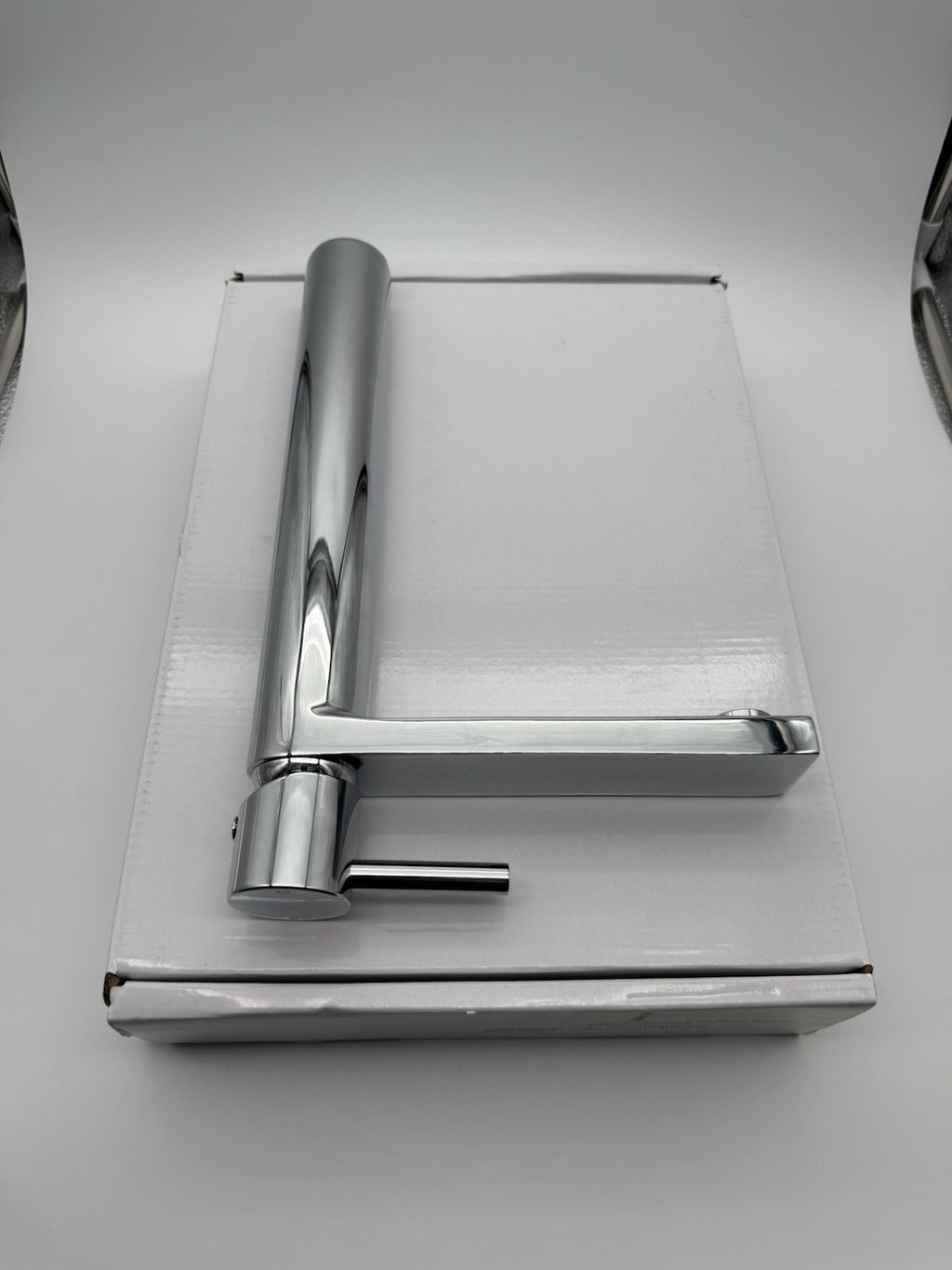 Tall Basin Mixer Tap Chrome High Rise 300mm Single Lever WRAS Brass