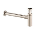 Bottle Trap Waste Brushed Nickel Round Basin Sink 1 1/4" Bathroom 32mm