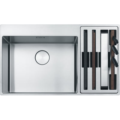 Franke Box BWX 220 Inset 2 Bowl Stainless Steel Kitchen Sink RH Drainer