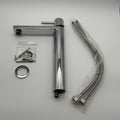 Tall Basin Mixer Tap Chrome High Rise 300mm Single Lever WRAS Brass