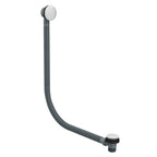 Click Clack Bath Waste with Overflow Chrome Easy Clean Pop Up Plug G1½ Bathroom