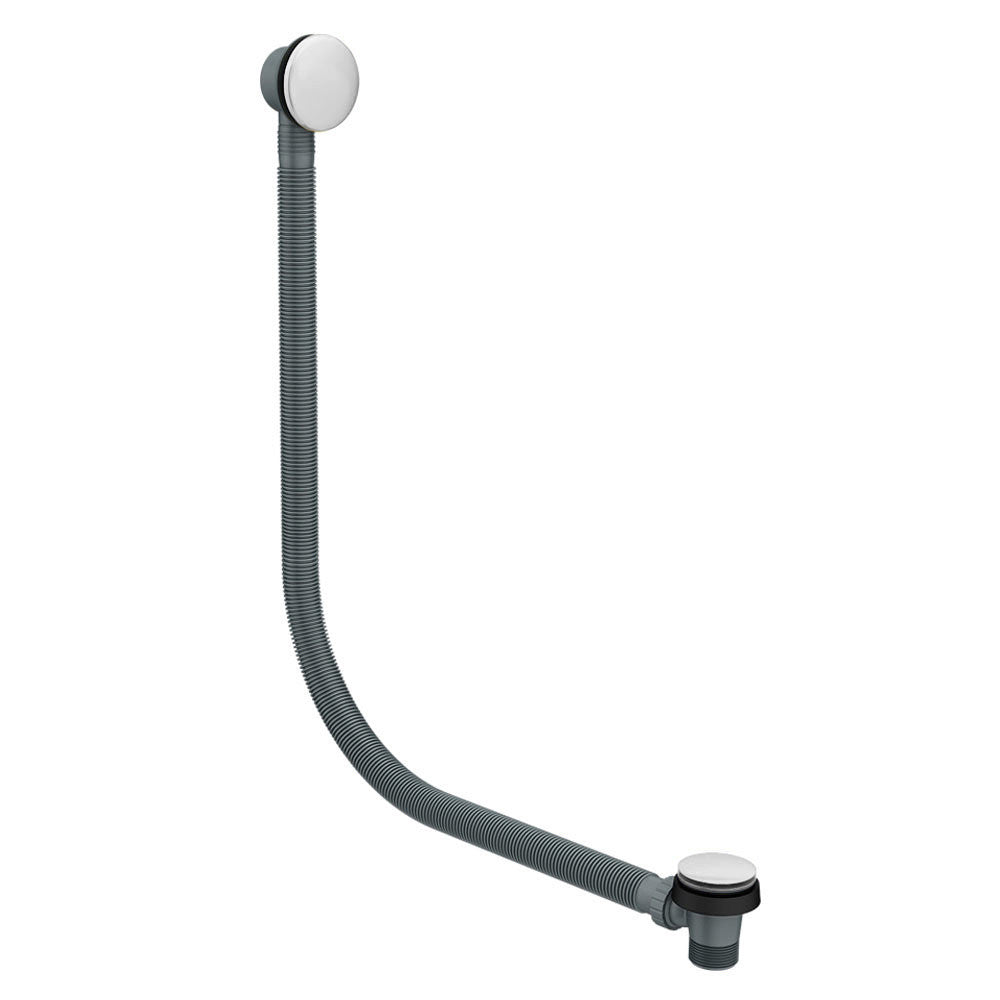 Click Clack Bath Waste with Overflow Chrome Easy Clean Pop Up Plug G1½ Bathroom