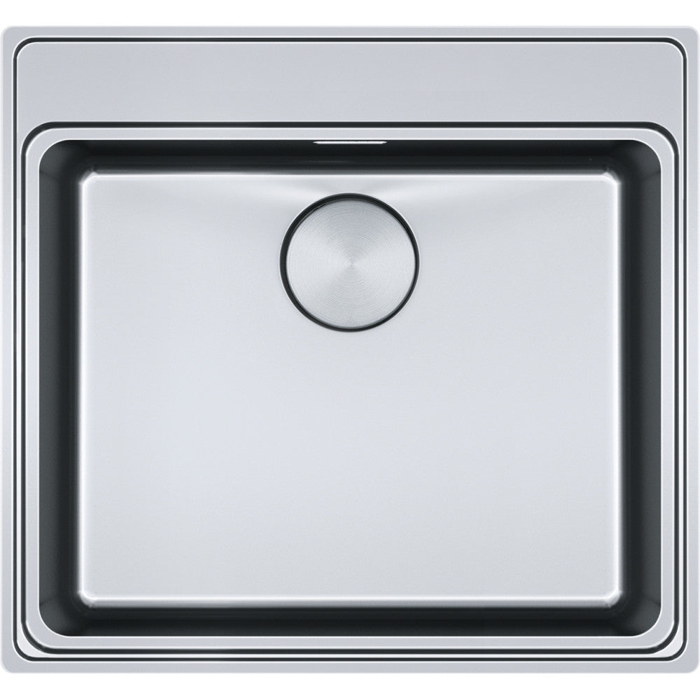 Franke Mythos Plus MYX 210 Undermount 1 Bowl Stainless Steel Kitchen Sink — view 2