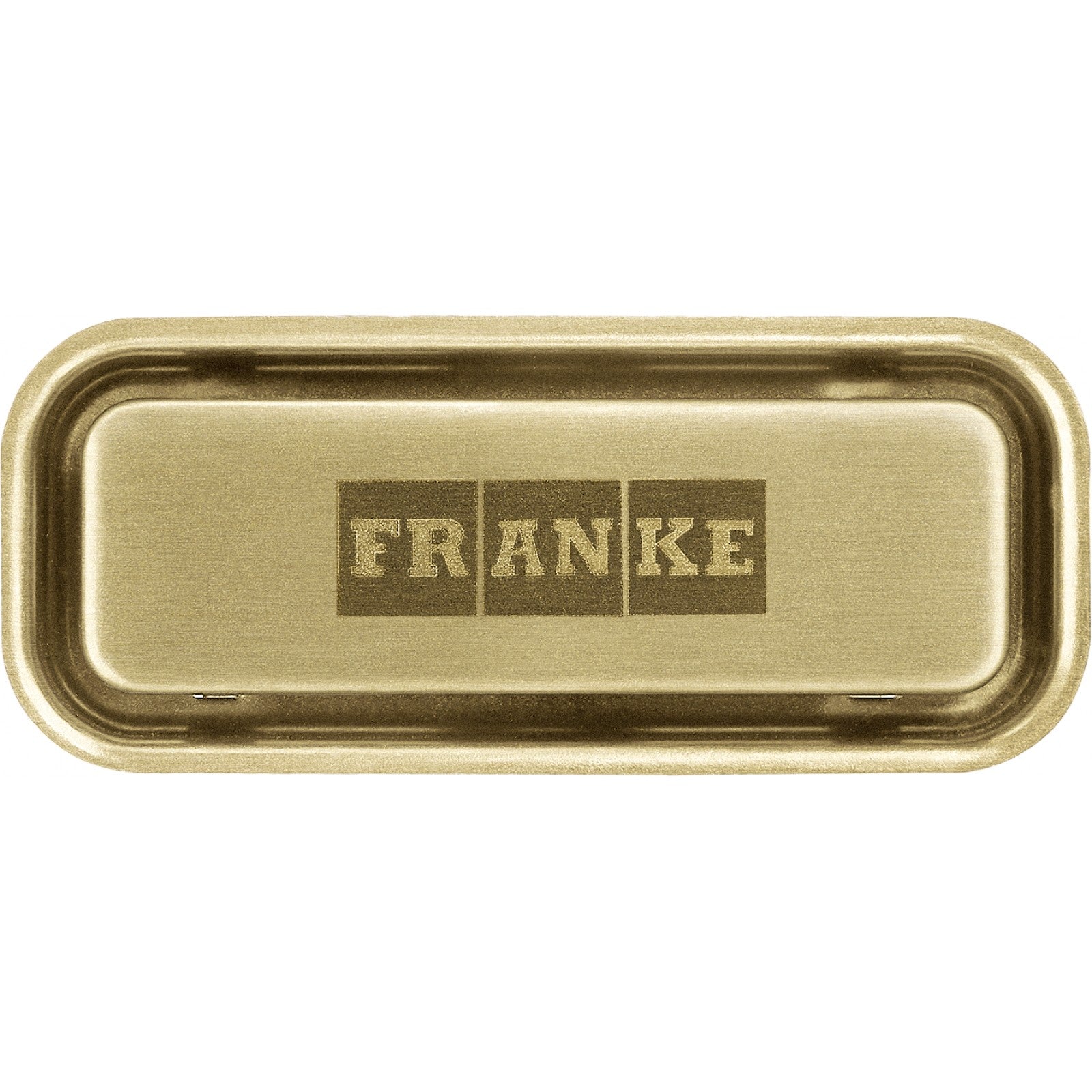 Franke Maris Kubus Overflow Plate Gold Stainless Steel PVD Kitchen Sink — view 2