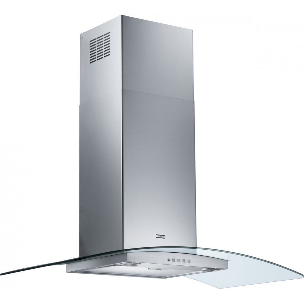 Franke T-Glass Ray 90 FGC 925 XS Cooker Hood 90cm Wall Mounted Stainless Steel — view 2