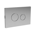 Pneumatic Dual Flush Plate Chrome Concealed Cistern Push Button 210x140mm