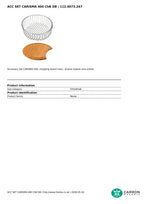 Carron Phoenix Carisma 400 Accessory Set Chopping Board & Drainer 112.0073.247 — view 3