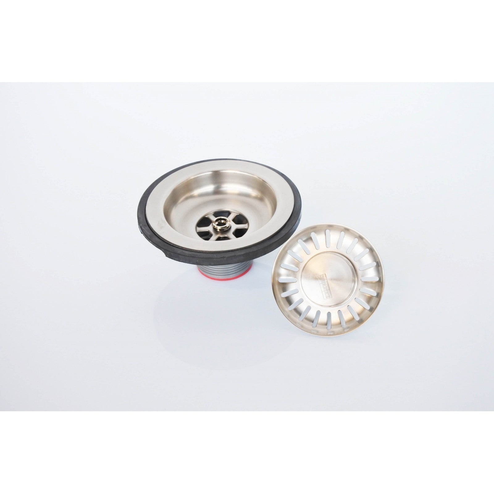 Franke 3.5 Inch Basket Strainer Waste No Overflow Stainless Steel Sink — view 2