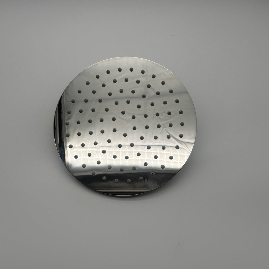 Round Ceiling Mounted Shower Arm & 200mm Rain Shower Head Chrome Set Brass