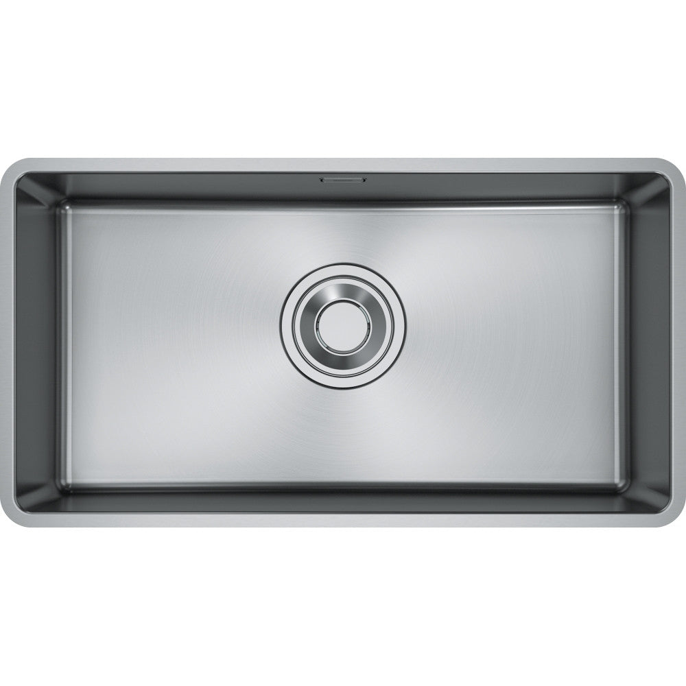 Franke Maris Quiet MQX 110-82 Undermount 1 Bowl Stainless Steel Sink — view 2