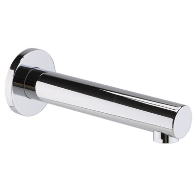 Wall Mounted Bath Spout Chrome Round Straight Brass 192mm Projection 1/2 BSP