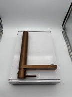 Tall Basin Mixer Tap Brushed Copper High Rise 300mm Single Lever WRAS Brass