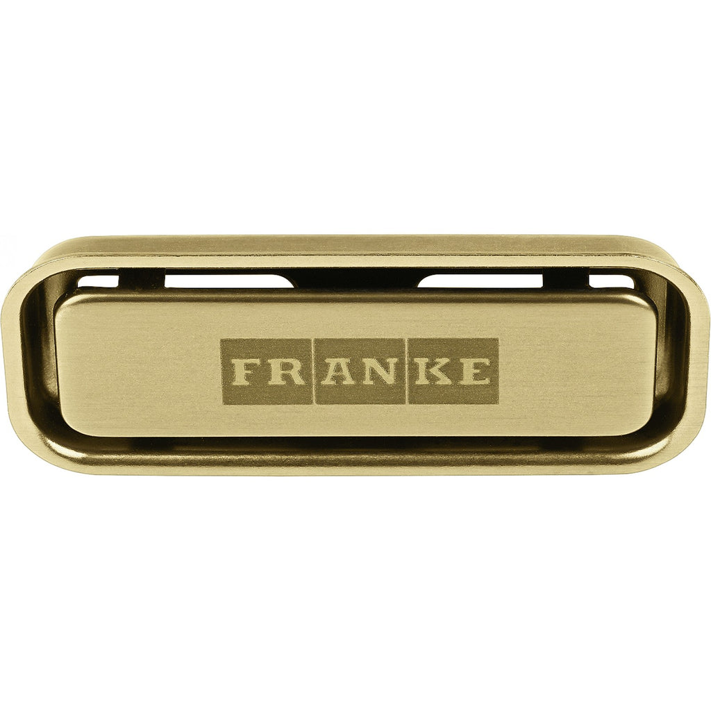 Franke Maris Kubus Overflow Plate Gold Stainless Steel PVD Kitchen Sink — view 3