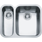 Franke Ariane ARX 160 Undermount 1.5 Bowl Stainless Steel Kitchen Sink LH — view 2